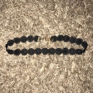 Black lace choker necklace. Never worn!